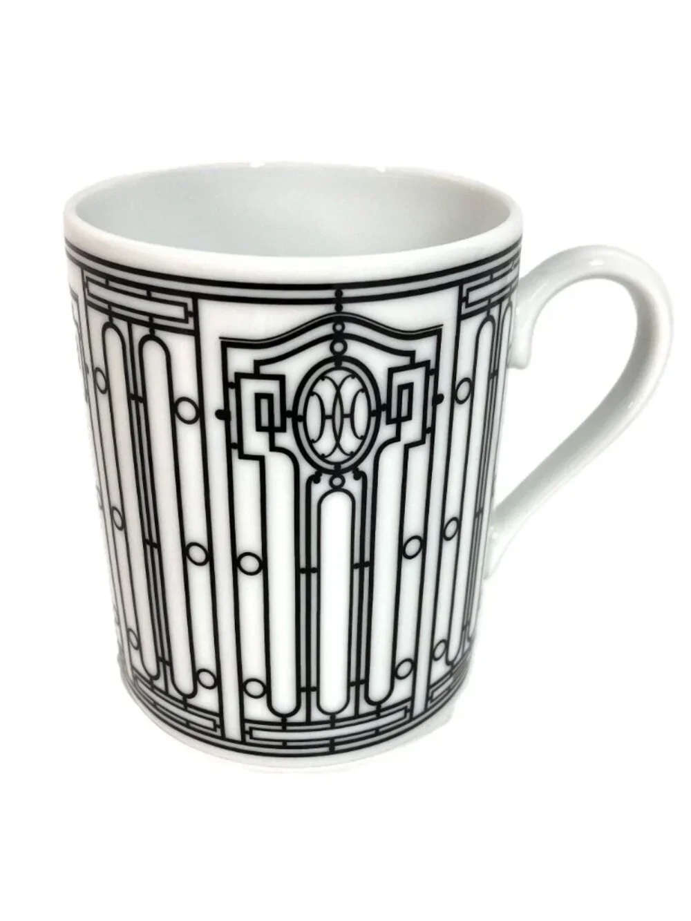 Hermes Mug Deco Ceramic White